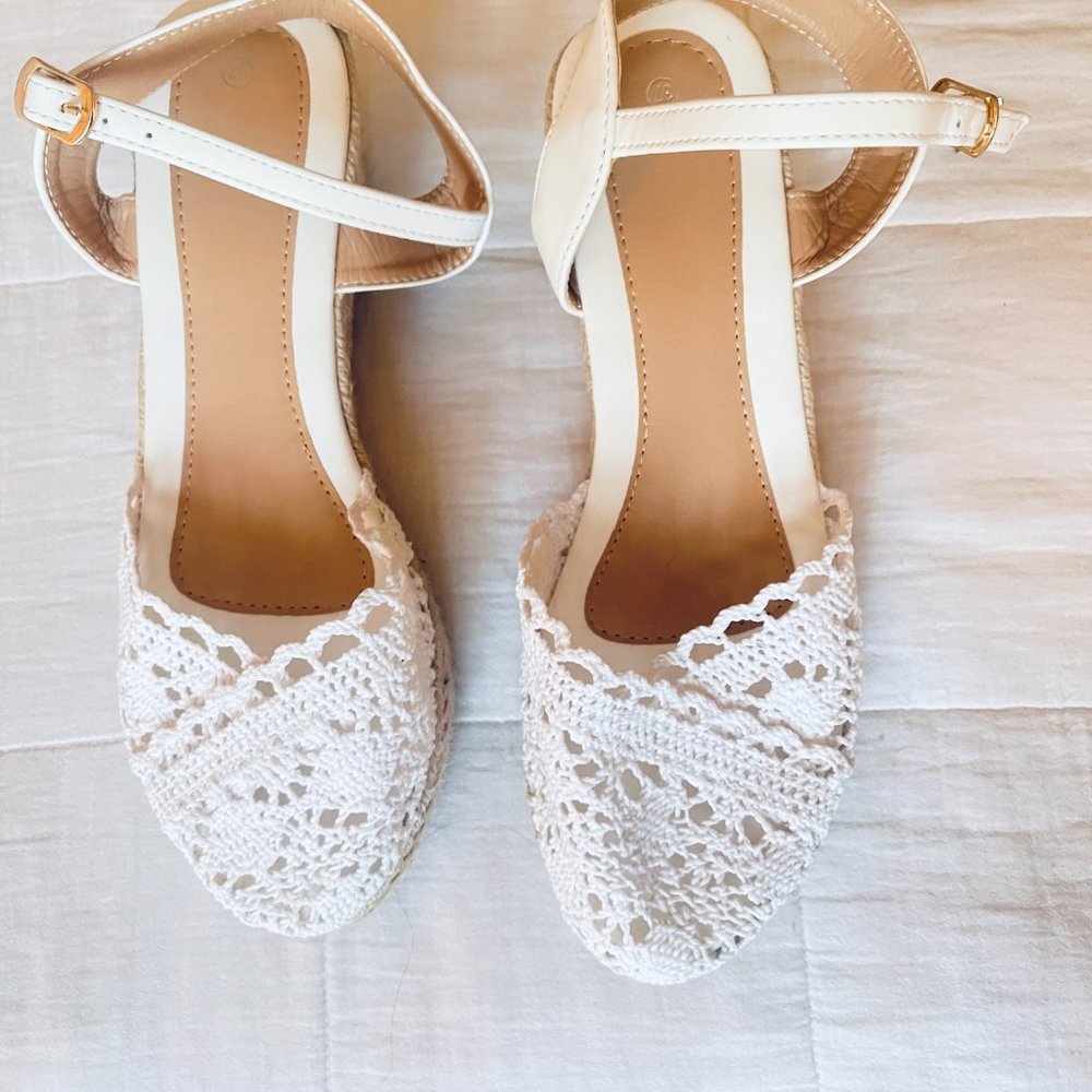 Crochet espadrilles